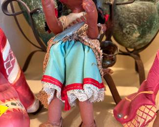 Vintage Mexican folk art