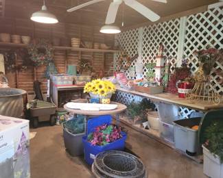 Potting shed supplies