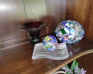 Glass paperweights