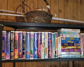 Vintage Disney VHS tapes