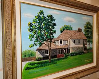 Lots of original artwork by homeowners