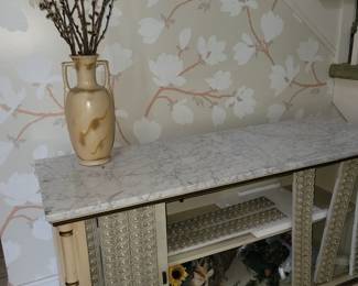 MCM cool credenza w/ Marble too - needs some repair