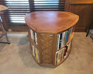 MCM end table w/shelves