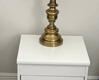 Night Stand and Lamp