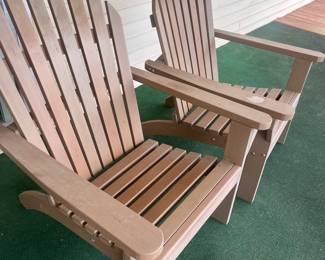 $300 firm / No discounts. Heavy Wood Adirondack chairs.  