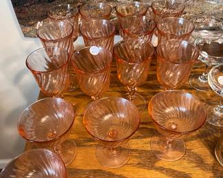 Rose Swirl $60. 16 pieces