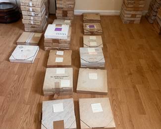 Painted plates with original boxes. $4 each or 3 for $10..  Approximately 236 plates are available. An offer to buy all can be presented to the estate for consideration.