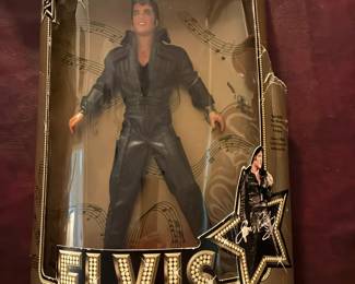 Barbies, Elvis and James Dean: $29 each or $25 each for 2 or more. 