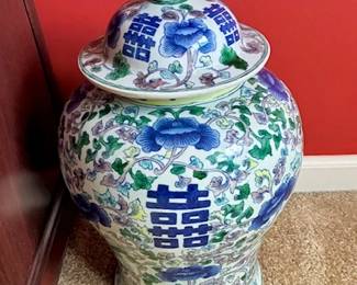 Chinese Temple jar
