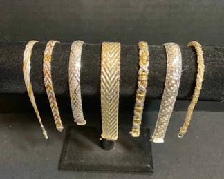 Collection Of 925 Silver Bracelets