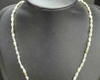 14K Gold Clasp With Freshwater Rice Pearls