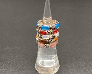 5 925 Stackable Rings Made In Thailand