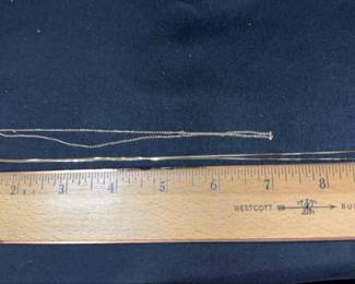 Pair Of 14K Gold Chains For Repair