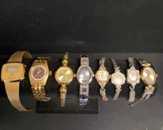 Group Of Vintage Ladies Wrist Watches