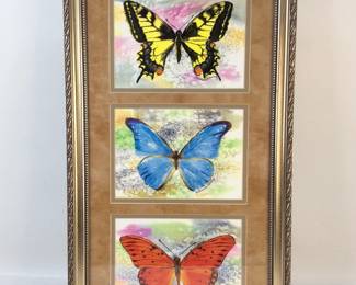 Berbara A. Deming Butterfly Framed Art