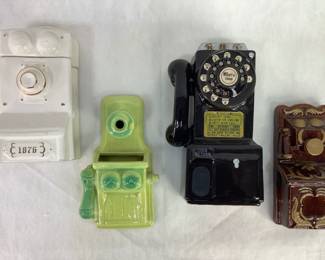 Ceramic Old Fashioned Telephones