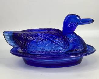 Westmoreland Glass Duck