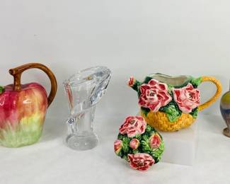 Vannes le Chatel Vase, Rose Basket Teapot & More