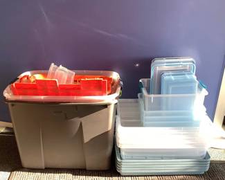 A Plethora of Plastic Storage Bins