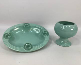 Vintage Candle Holder and Vase