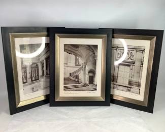 Framed French Architectural Prints