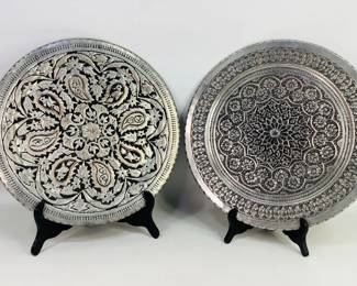 Hammered/Engraved Decorative Plate Wall Hangings