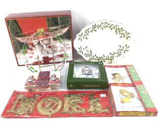Lenox Holiday Platter, Gorham Pedestal Platter and More