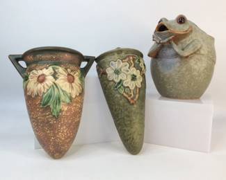 Vintage Majolica Ceramic Pottery