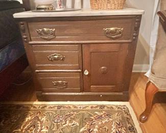 Victorian Marble Top Washstand