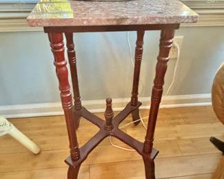 Marble Top Lamp Table