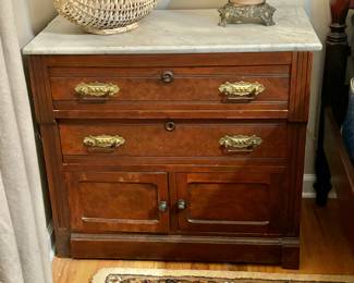 Victorian Marble Top Washstand