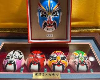 Chinese Beijing Opera Mini Masks Hand painted