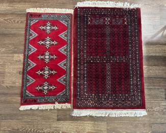 2 Hand-Knotted 100% Wool Pakistani Rug–Traditional Oriental Design
