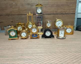 Vintage Gorham Mini Clocks – Collectible Desk Timepieces