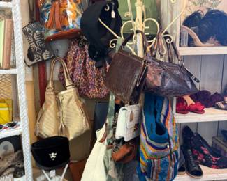 purses and a boutique area