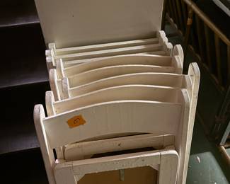 Wood folding chairs