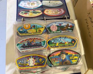 Lots of Boy Scout patches