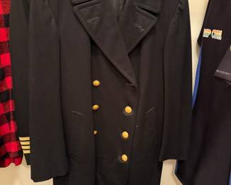 U.S Navy officers bridge coat