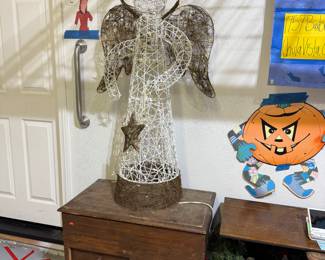 Xmas angel lighted decoration