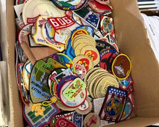 Lots of Boy Scout patches