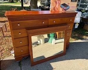 Dresser and Mirror