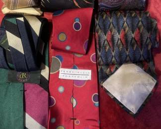 Several lots of vintage ties.