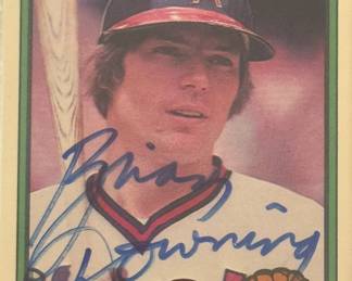 Brian Downing autographed baseball card