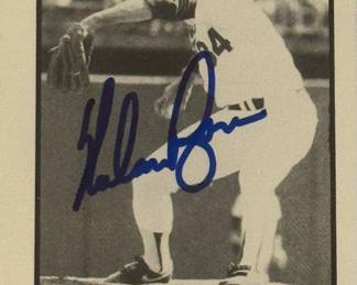 Nolan Ryan autograph