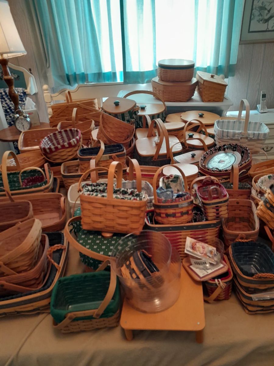 Huge Longaberger basket collection