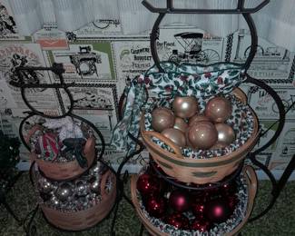 Longaberger Christmas decor