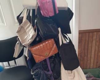 tons of purses, good condition, some brand new, some vintage