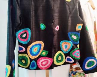 SILK DRESS JACKET, SIZE 4-6