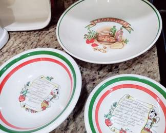 ITALIAN THEMED BOWLS