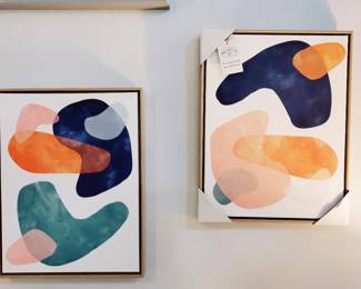 PAIR ABSTRACT ART